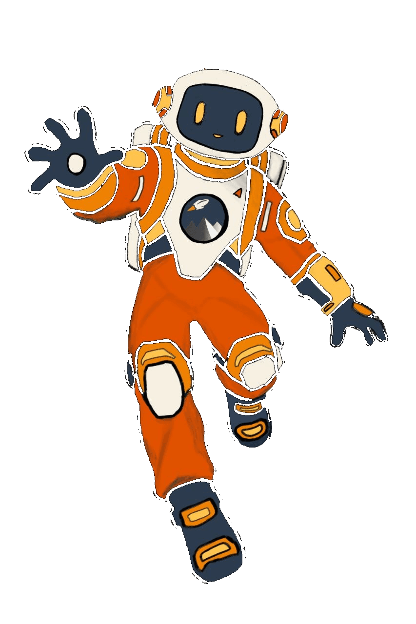 E-Summit astronaut mascot